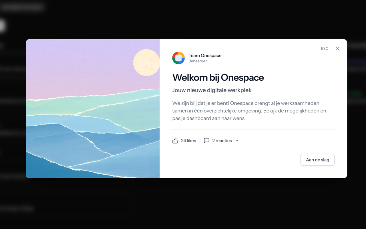 onespace project visualization
